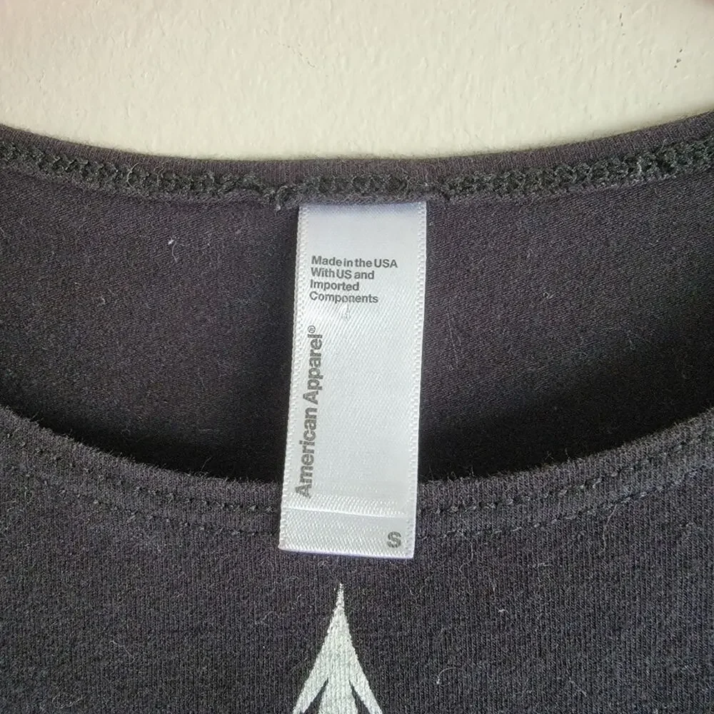American Apparel Black and White Graphic Tank Top - Picture 3 of 3